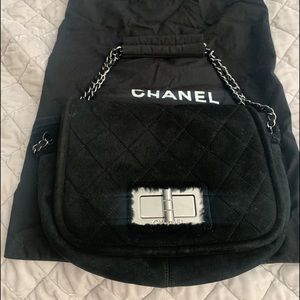 Chanel shearling handbag